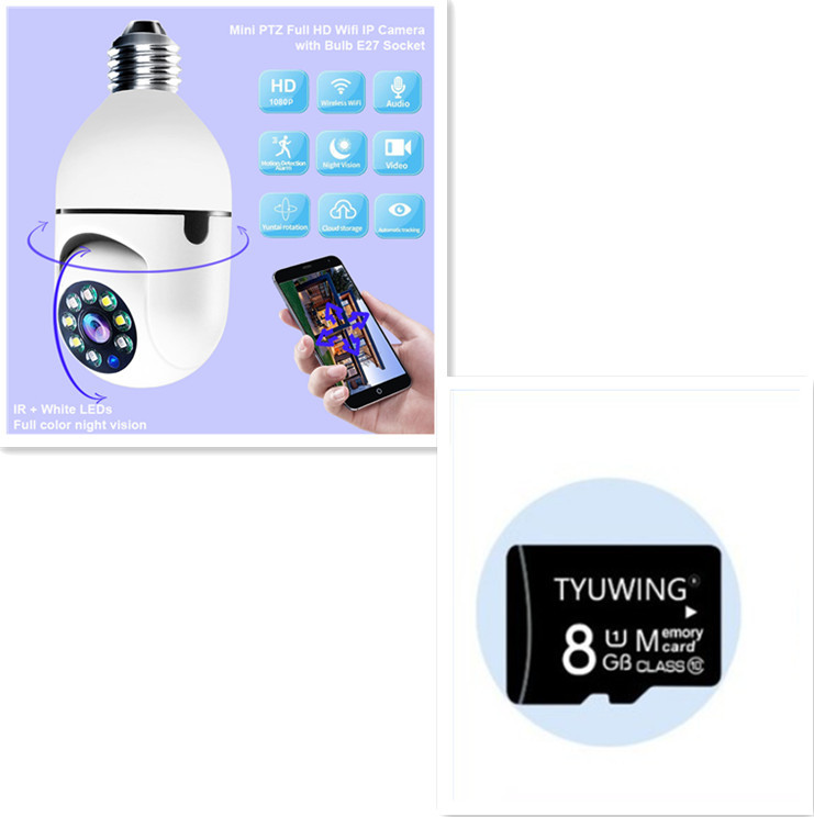 WiFi CAMERA 1080P Bulb 4X Zoom 5GWiFi Alarm Monitor - Image 10