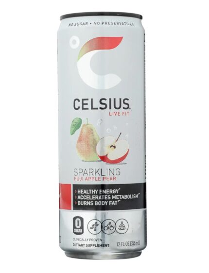 Celsius Inc. - Drink Sparkling Apple Pear - Case Of 12 - 12 Fz
