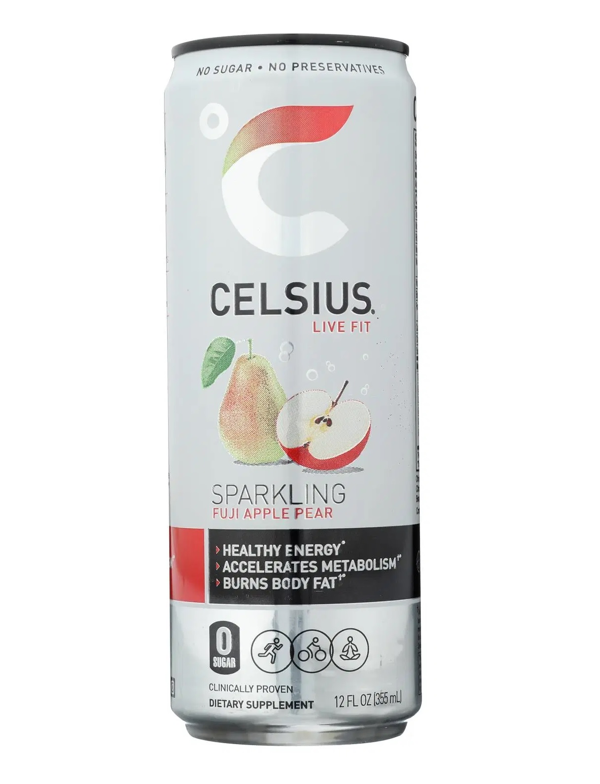 Celsius Inc. - Drink Sparkling Apple Pear - Case Of 12 - 12 Fz